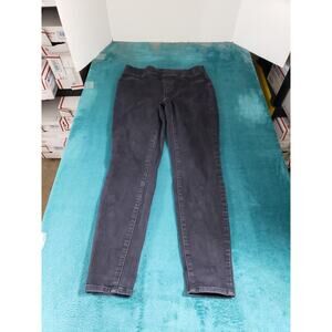 Talbots Jeans Size 6 Womens Black Stretch Pants Denim Pull On Mid Rise Skinny